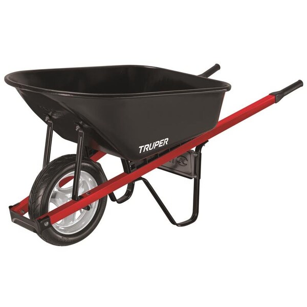 Truper Steel Wheelbarrow 6 cu ft - T6-SF