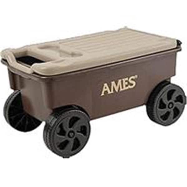 Ames THE AMES COMPANY P-1123047100 Lawn Buddy Lawn Cart  Brown - 1123047100