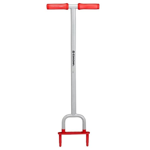 Corona Clipper CORONA ComfortGEL Lawn and Soil Aerator, 3-1/2 in D Aeration, Steel - LG 3604