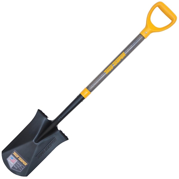 Vortex 42 in. Steel Blade Garden Spade with Wood Handle - VO1584552