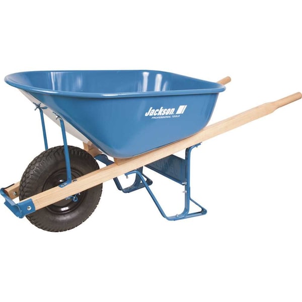 Jackson 6 cu. ft. Steel Wheelbarrow - M6KBUT12