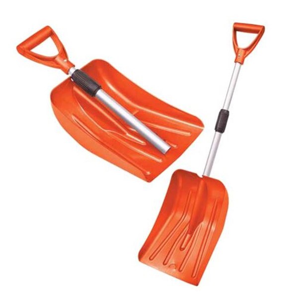 Emsco Group Car And Trunk Shovel With Collapsible Aluminum Handle - Orange - 1174A6-1