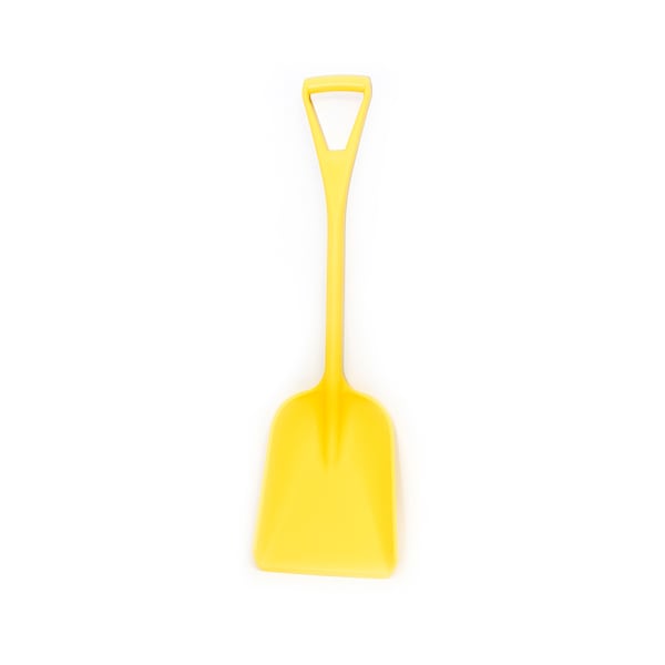 Malish Sanitary Shovel, Polypropylene Blade, 36 in L Yellow Polypropylene Handle - 62436
