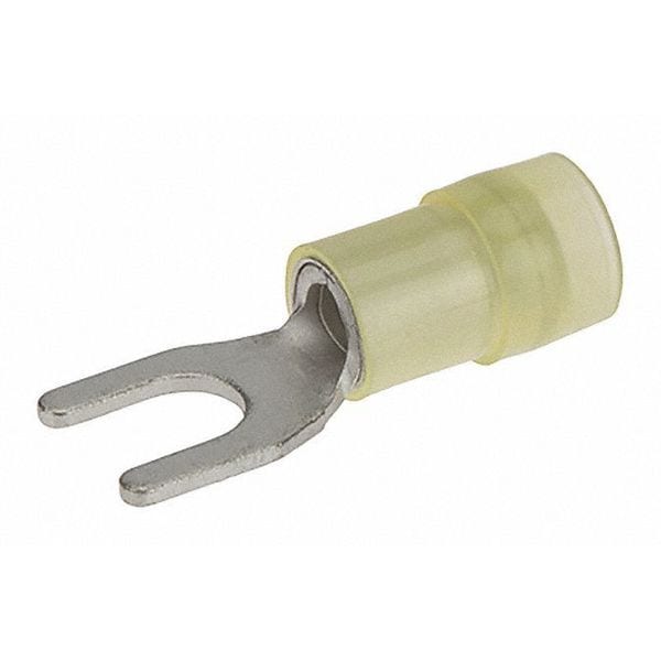 Terminal de pala de nylon Nsi Industries 12-10 AWG con perno #10 - S12-10N