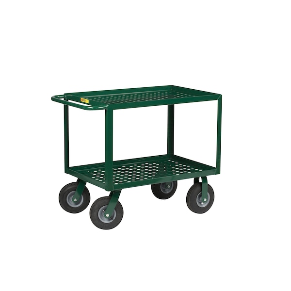 Little Giant Garden Cart, 12 ga. Steel, 1200 lb. Load Capacity, 54" L, 24" W, 35" H - LGLP24489PG