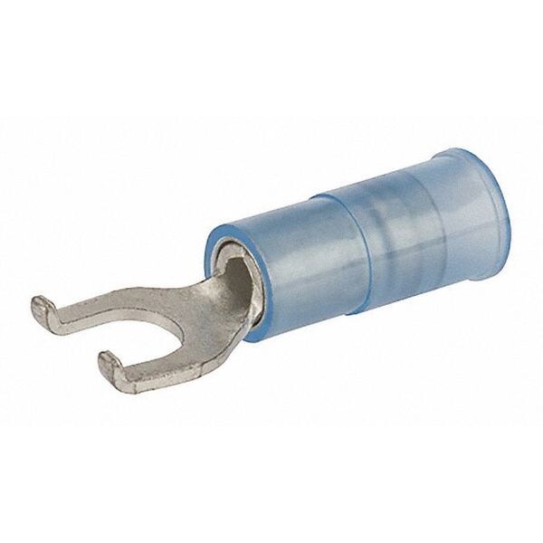Nsi Industries Terminal de lengüeta con brida de nylon de 16-14 AWG para tornillo #8 - S16-8N-F