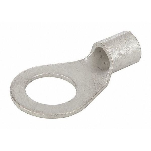 Terminal de anillo no aislado de calibre 6 de Nsi Industries, para perno de 1/2" - R6-50