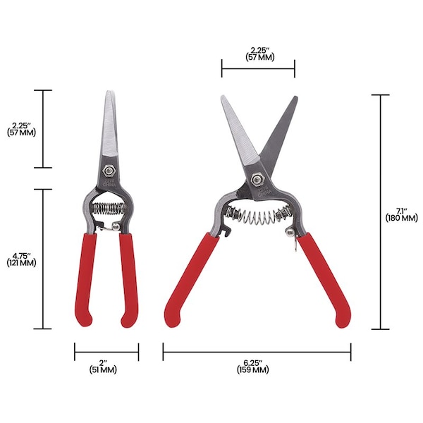 Zenport Needlenose Shear, 8-Inch, 3PK - Z275