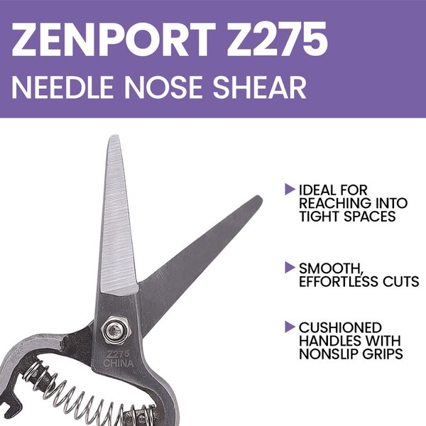 Zenport Needlenose Shear, 8-Inch, 3PK - Z275