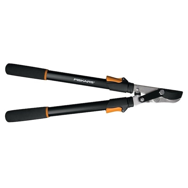 Fiskars 91686935J Telescoping PowerLever Bypass Lopper, 134 in Cutting Capacity, Steel Blade - 391681-1008/91686