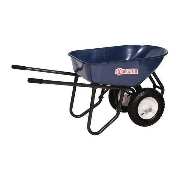 Seymour Midwest Wheelb.arrow, 6CuFt, Steel, 2 Knobby Tires - 85732
