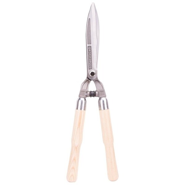 Landscapers Select Forge Hedge Shear, Straight with Wave Curve Blade, 8-1/2 L Blade, Steel Blade, 22 in OAL - 6147375