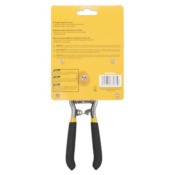 Landscapers Select Trimmer, Steel Blade, Steel Handle, Cushion-Grip Handle, 8-1/4 in OAL - GL11124