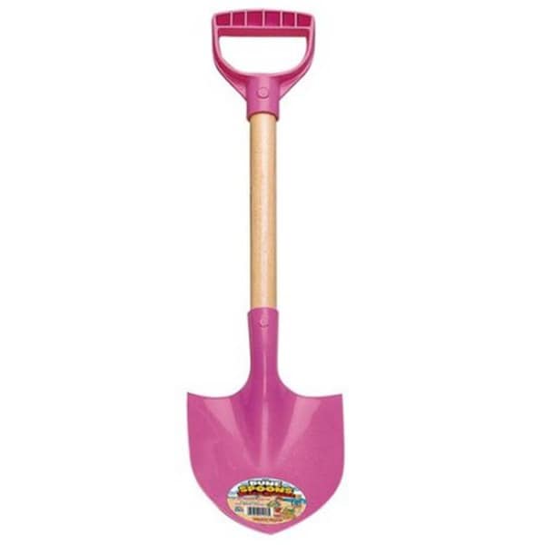Dune Spoon s Beach Diggers Plastic Kid Shovels for Sand or Snow - Pink - 01258-1P