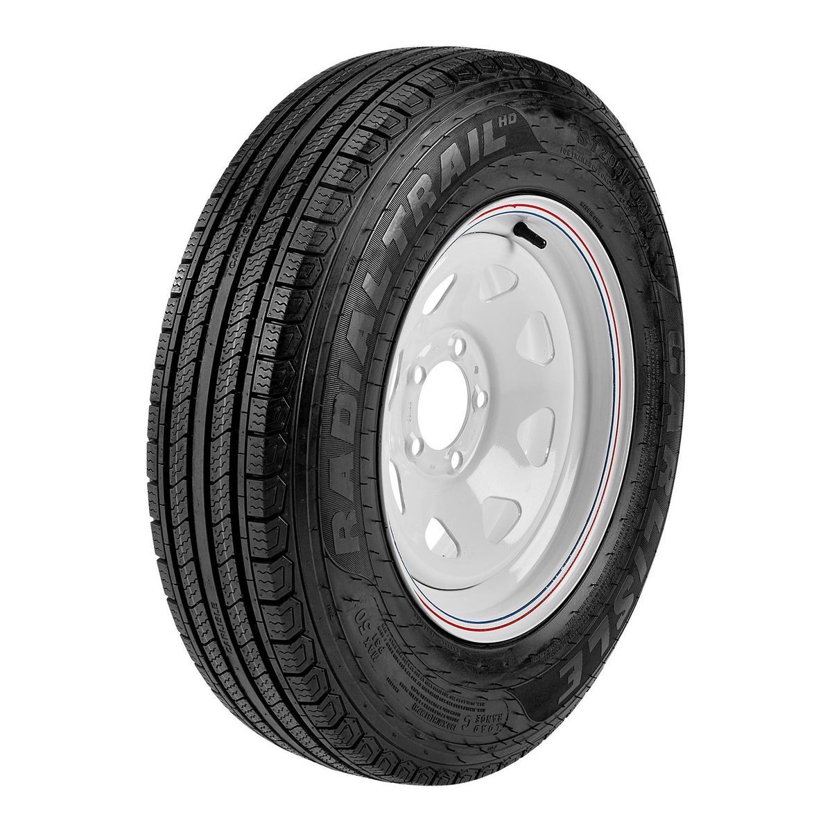 Llanta de remolque radial Haul-Master ST205/75R15, capacidad de 1820 lb - 59807