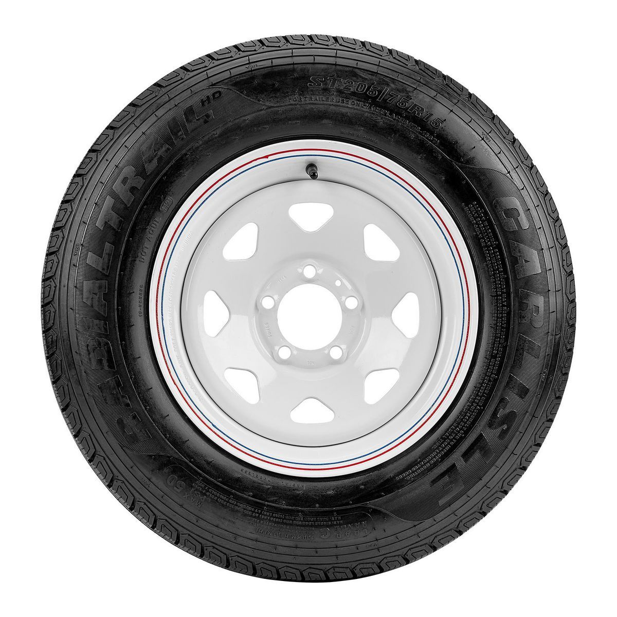 Llanta de remolque radial Haul-Master ST205/75R15, capacidad de 1820 lb - 59807