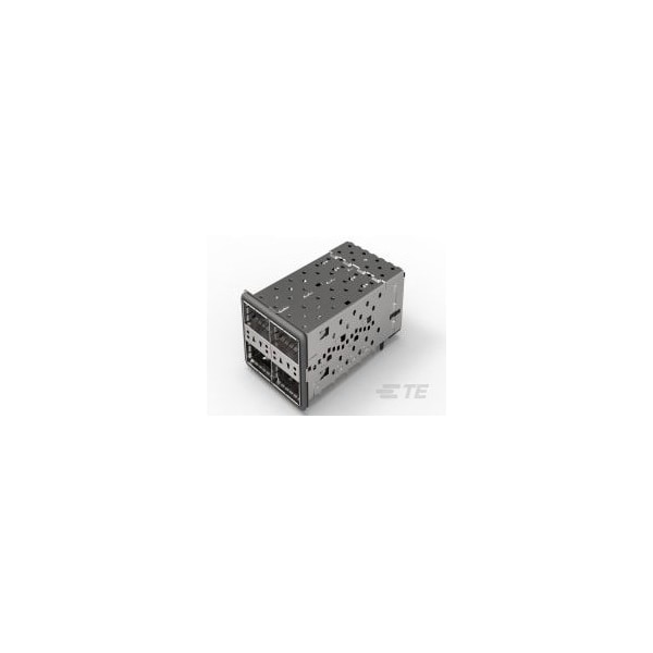 Ensamblaje de jaula y conector PT 2X2 QSFP de Te Connectivity - 2214574-2