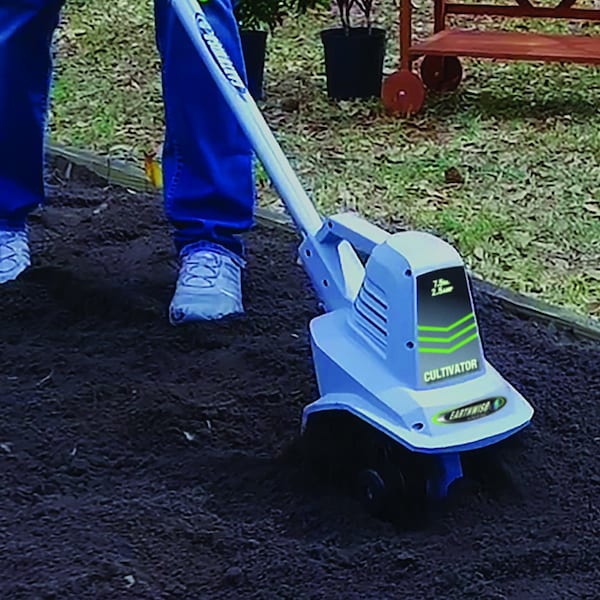 Earthwise 7.5-Inch 2.5-Amp Corded Electric Tiller/Cultivator - TC70025