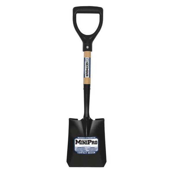 Seymour Midwest Square Point Shovel, 27 in L Wood Handle - 49353GRA