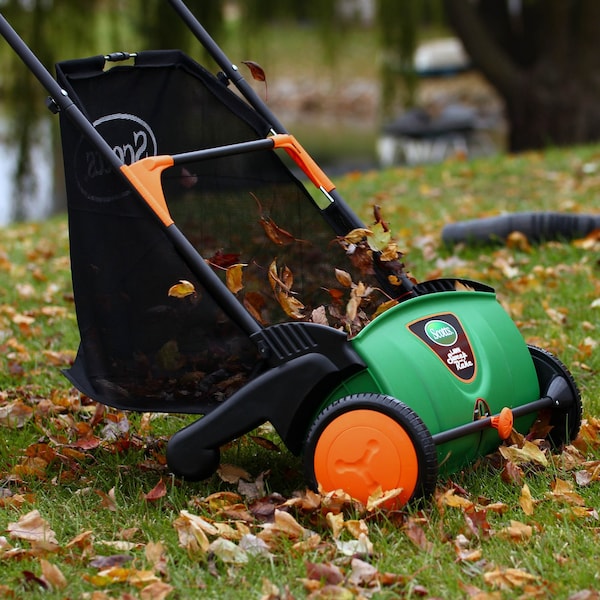 Scotts 26-Inch Push Lawn Sweeper, with 3.6 Bushel Rear Collection Bag - LSW70026S