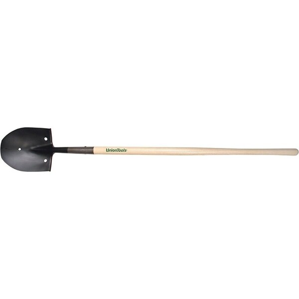 Razor-Back Rice Shovel, 8-7/8 in W Steel Blade, 48 in L Hardwood Handle - 40105