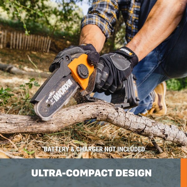 Worx 20V Power Share 5 in. Cordless Pruning Saw, No Battery and Charger Included, Tool Only - WG324.9