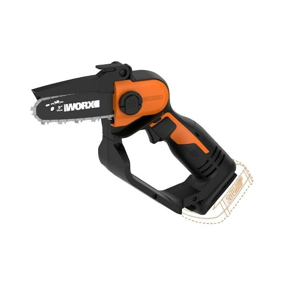 Worx 20V Power Share 5 in. Cordless Pruning Saw, No Battery and Charger Included, Tool Only - WG324.9