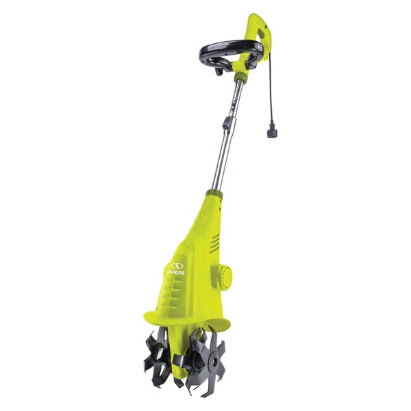Sun Joe Electric Garden Cultivator, 6.3-Inch, 2.5 Amp, Green - TJ599E