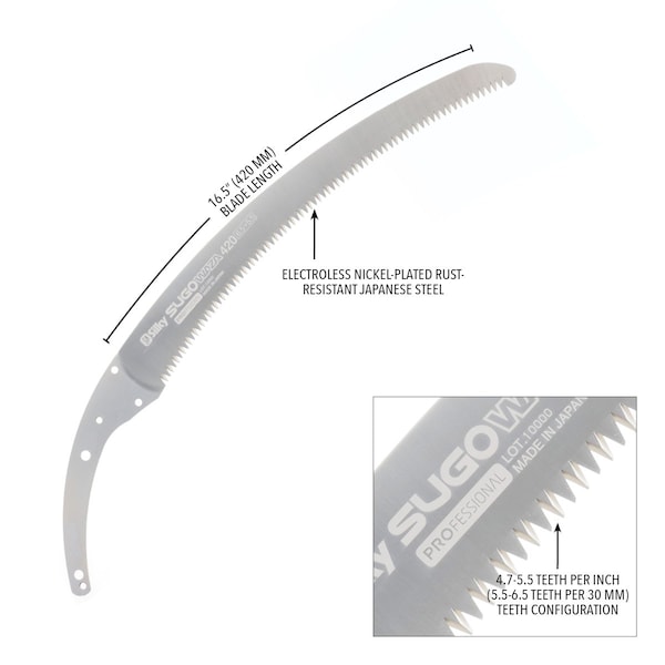Silky Saws Silky Blade SUGOWAZA 420mm XL teeth - 420-42