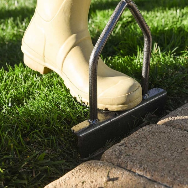 Yard Butler Round Garden Edger, Steel Blade, Gray - IEDGE-180
