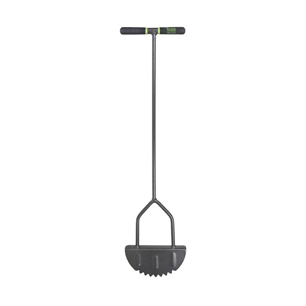 Yard Butler Round Garden Edger, Steel Blade, Gray - IEDGE-180