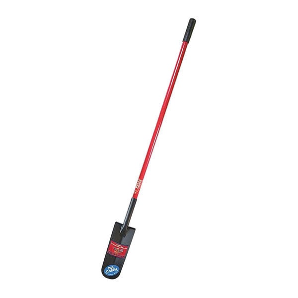 Bully Tools Drain Spade Shovel, 12 ga. Steel Blade, Fiberglass Handle - 82530