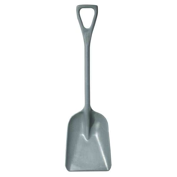 Remco No. 3 Industrial Square Point Shovel, Plastic Blade, 23-1/2 in L, Gray - 6981RG
