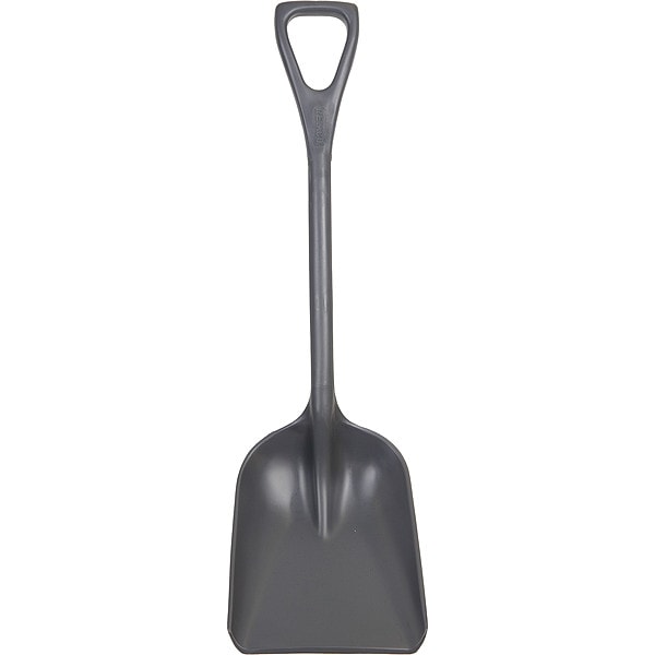 Remco No. 3 Industrial Square Point Shovel, Plastic Blade, 23-1/2 in L, Gray - 6981RG