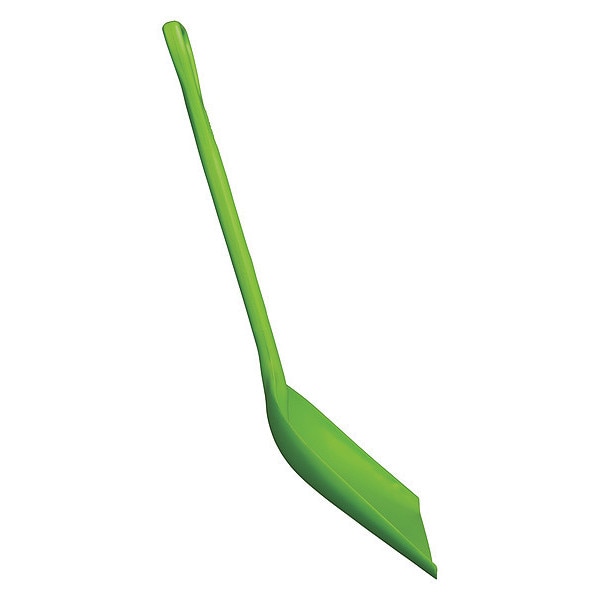 Remco Hygienic Square Point Shovel, Polypropylene Blade, 28 in L, Lime Green - 698277