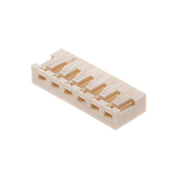 Conector de placa Molex, 9 contactos, 1 fila, macho, ángulo recto, paso de 0.098 pulgadas, terminal de soldadura - 350220009