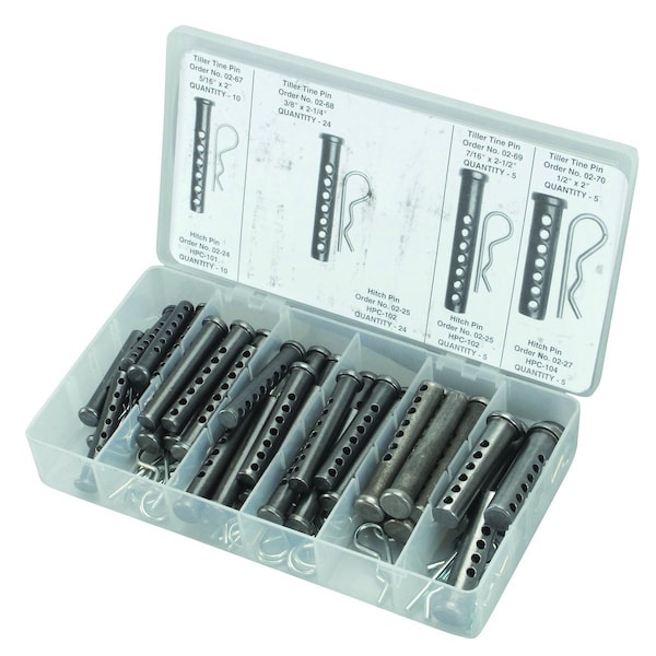 A & I Products Tine Pine / Hair Clip Assortment (88 pieces) 5" x9" x2" - A-B1SB18