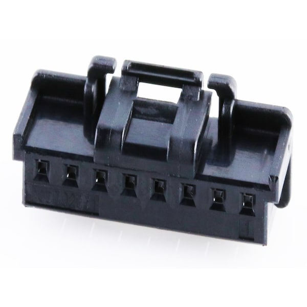 Conector de placa Molex, 8 contactos, 1 fila, hembra, paso de 0.079 pulgadas, terminal de engarce, bloqueo - 5023510801.