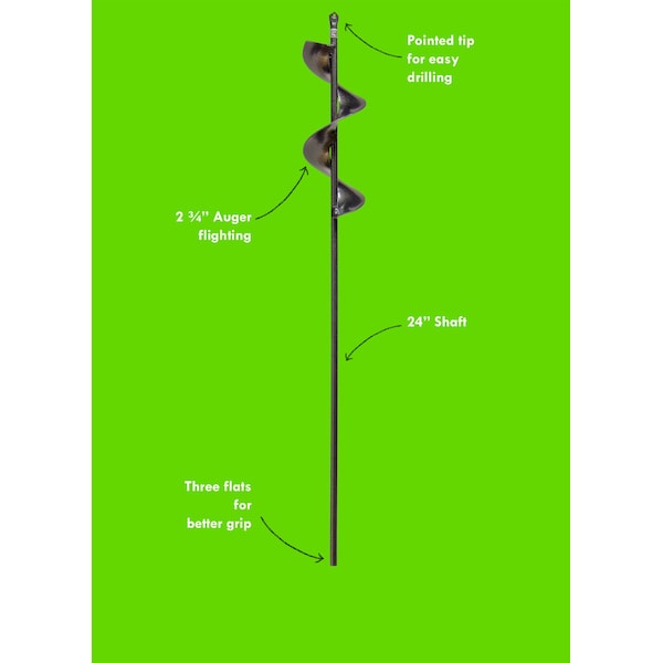 Yard Butler Roto Planter, 24" X 2.75" dia. - IRP-3