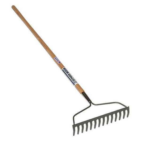 Seymour Midwest 14-tine Bow Rake with 54"L Hardwood Handle - 42355