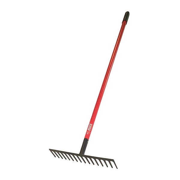 Bully Tools 14-tine Rake with 58"L Fiberglass Handle - 92311