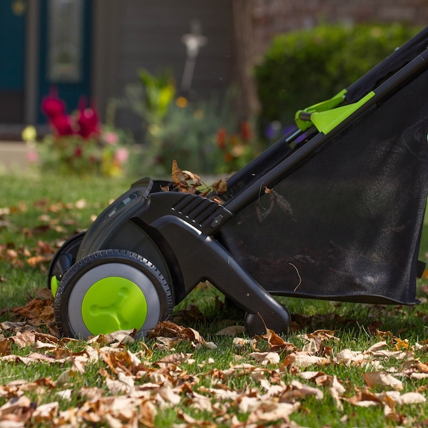 Earthwise 21-Inch Leaf & Grass Push Lawn Sweeper - LSW70021