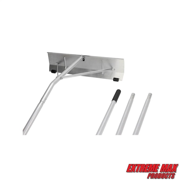 Extreme Max Extreme Max 5600.3207 Shingle-Saver 21' Roof Snow Rake with 24" Blade - 5600.3207