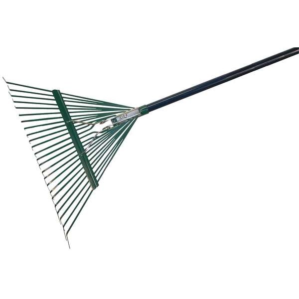 Seymour Midwest 24-tine Lawn Rake with 54"L Aluminum Handle - 40905GR