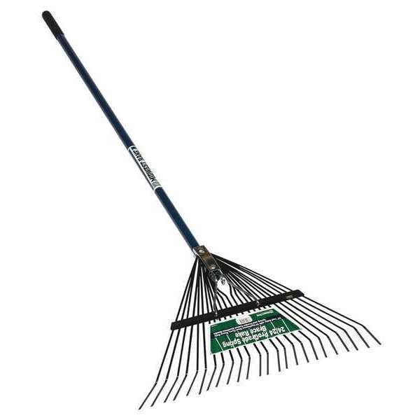 Seymour Midwest 24-tine Lawn Rake with 54"L Aluminum Handle - 40905GR