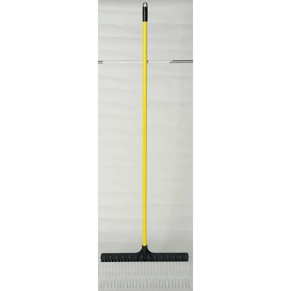 Seymour Midwest 24-tine Lawn Rake with 54"L Aluminum Handle - 40905GR