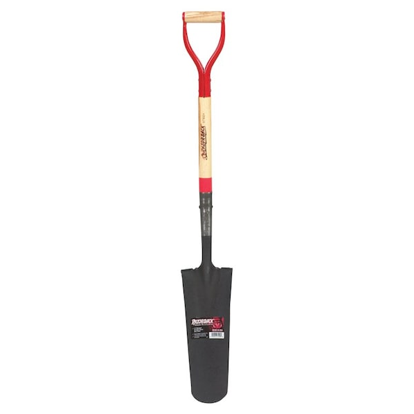 Razor-Back Razor-Back 45.25 in. Steel Round Drain Spade Wood Handle - 47103
