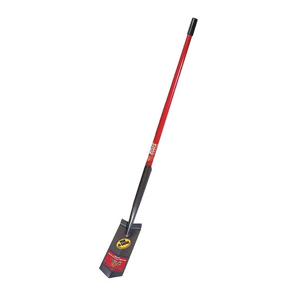 Bully Tools Trenching Shovel, 14 ga. Steel Blade, 60 in L Fiberglass Handle - 92720