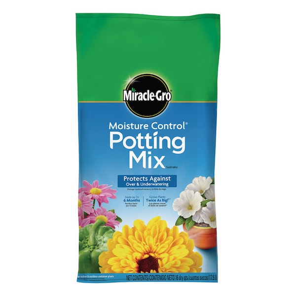Miracle-Gro Miracle-Gro Moisture Control Flower and Plant Potting Mix 16 qt - 75586300