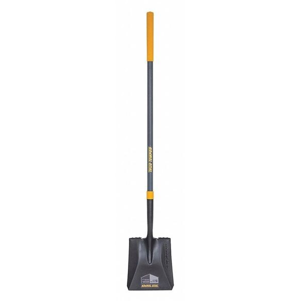 True Temper Square Point Shovel, Forged Steel Blade, 47 in L Fiberglass Handle - 2585500